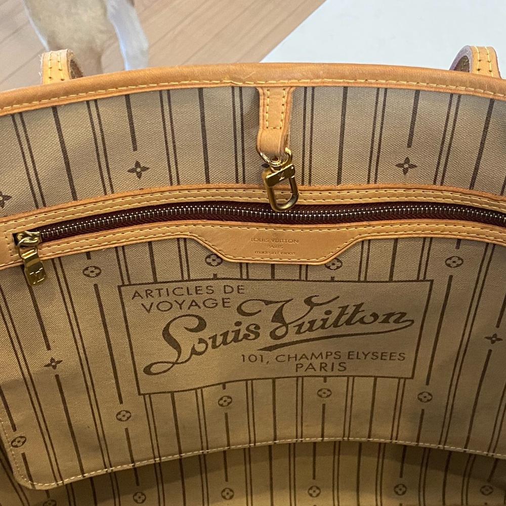 Louis Vuitton Brown Monogram Tote - Picture 6 of 10